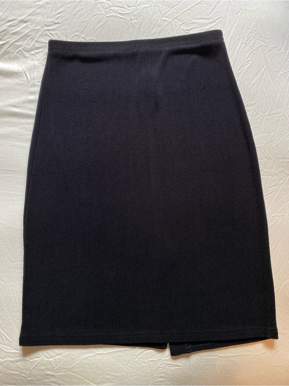 Vintage Artex Collection Classic Black Flowy Midi Skirt